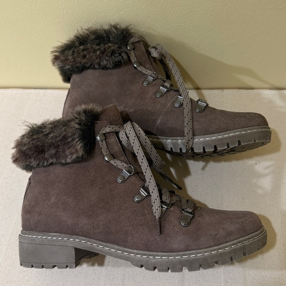 GH BASS Aubrey Chocolate Women’s Lace Up Shoes Boots Hiking Boots Size 7.5M